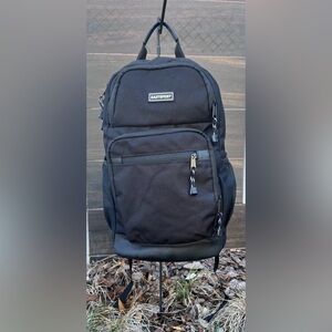 Eastport Normcore Black Basic Lightweight Backpack Minimalist